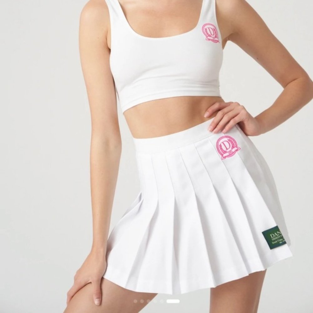 TRADE w/ @stylestarlet Danzy Tennis Skirt XS and Bralette S Like New Condition